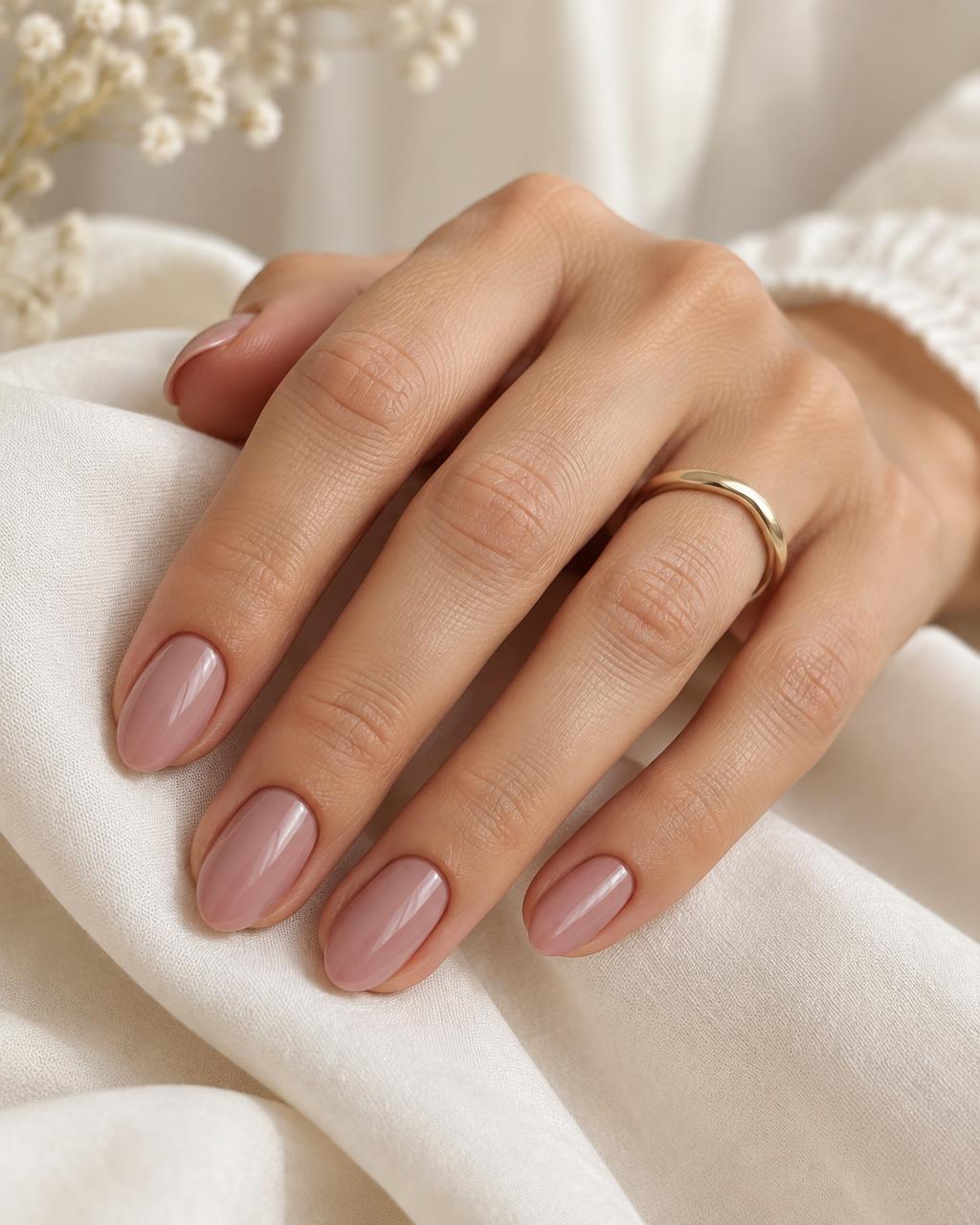 Inspiratie voor verzorgde nude nagels